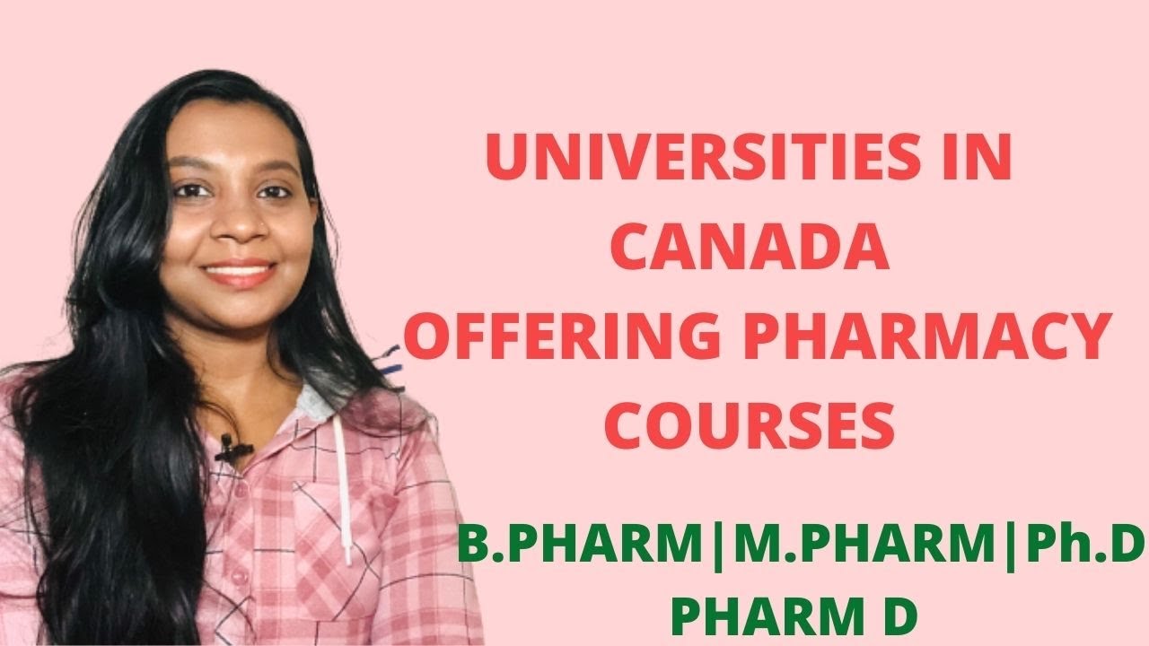 pharmacy phd courses in canada