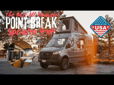 THE BEST 144' SPRINTER 4x4 LAYOUT ON THE MARKET ? | AVC Point Break - All Rounder Like No Other!