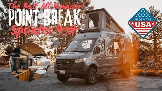 THE BEST 144' SPRINTER 4x4 LAYOUT ON THE MARKET ? | AVC Point Break - All Rounder Like No Other!