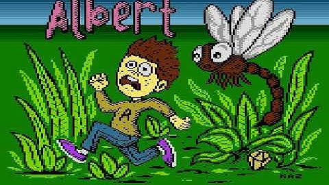 ALBERT =+ ATARI 800 XL += DEMO REVIEW
