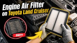How to Replace the Engine Air Filter on Toyota Land Cruiser 150 (1GD-FTV 2.8 Diesel) | DIY Guide
