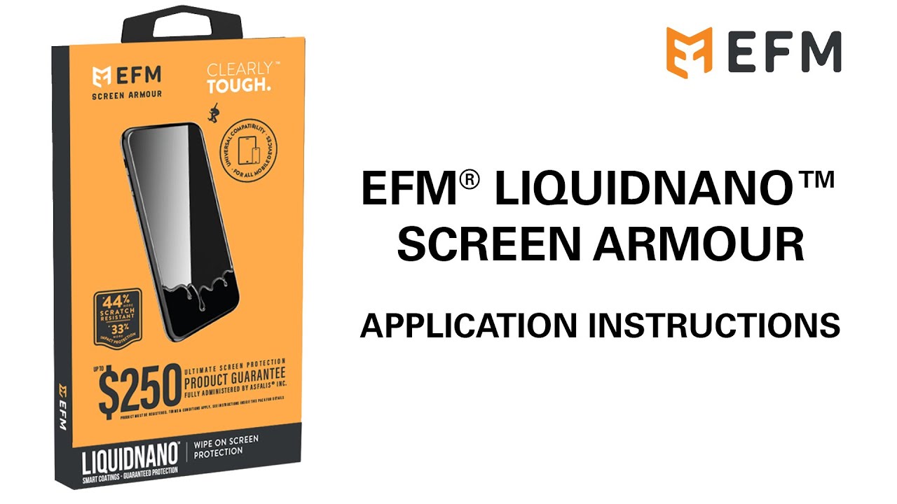 EFM LIQUIDNANO Mobile Phone Application Video