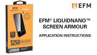 EFM LIQUIDNANO Mobile Phone Application Video screenshot 2