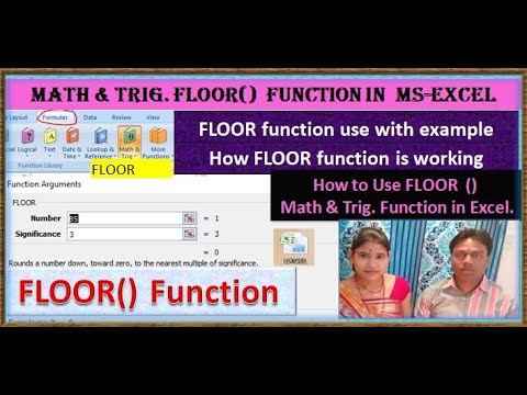 FLOOR FUNCTION,FLOOR IN EXCEL, Math & Trig Functions, HOW TO USE FLOOR FUNCTION IN EXCEL,