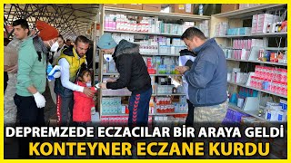 İskenderunda Depremzede Eczacılar, Konteyner Eczane Kurdu