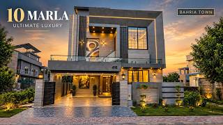 Is This the Best 10 Marla House in Bahria Town? | Modern Luxury Tour