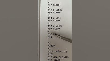 NYC Machinist - CNC Haas lathe sub program shift zero and bar pull part 2