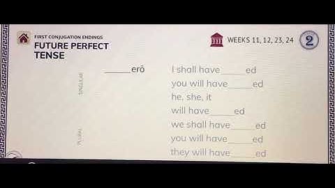 CC Cycle 2 Latin weeks 11,12, 23,24