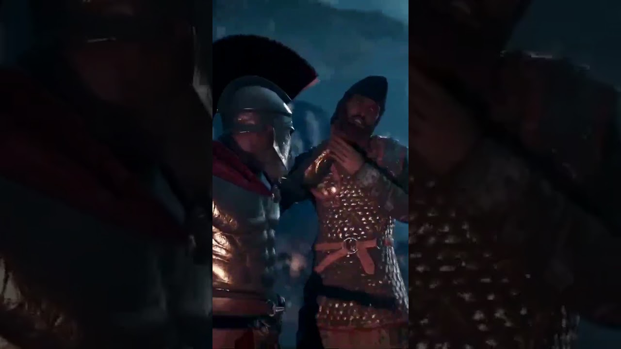 When Leonidas Enters the Scene… EPIC! 🔥 AC Odyssey