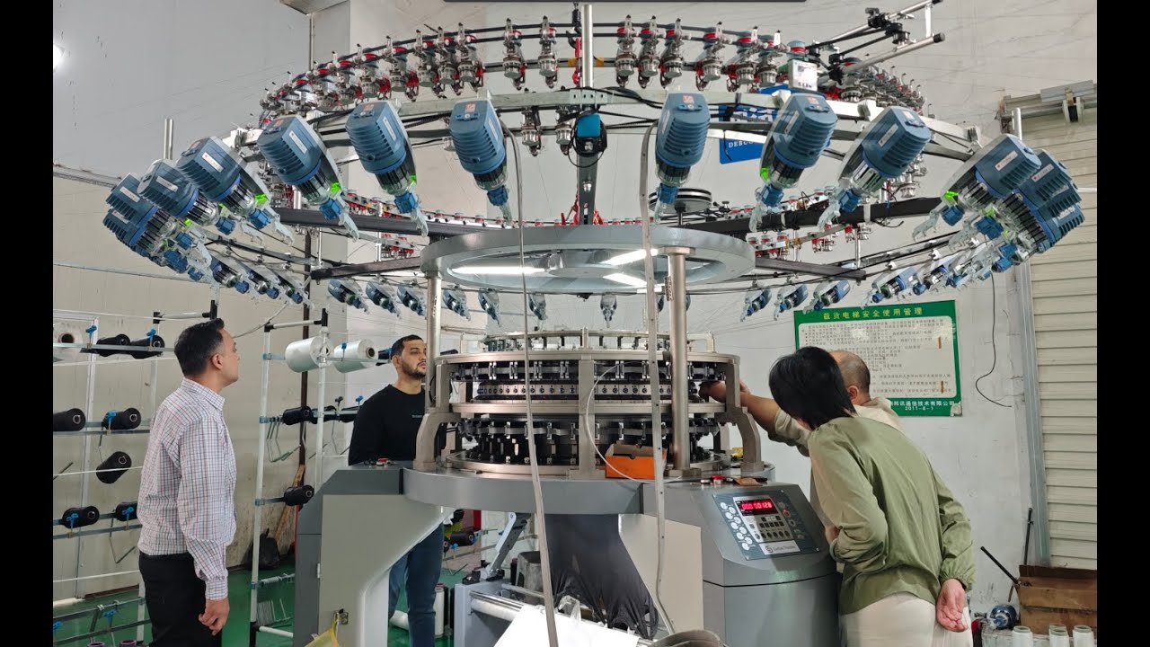 EASTINO  terry jacquard 5 road single jersey circular knitting machine manufacturer.