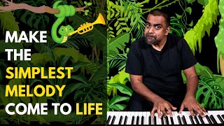 How to Enhance a Simple Melody WITHOUT Chords (Piano)