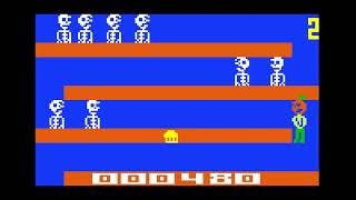 Pumpkin Bakery (Intellivision, 2024)
In the tradition of my annual Halloween games for Intellivision, this time is the turn of Pumpkin Smith as the proud owner of a pie store. Your best customers are... skeletons. Move Pumpkin Smith up and down with the disc, and press the side buttons to serve pies. Download from https://forums.atariage.com/topic/374402-pumpkin-bakery-halloween-game-2024/
A game by Oscar Toledo G. (nanochess) with music composed by Adán Toledo G. (nyuundere) Pumpkin Bakery (Intellivision, 2024)