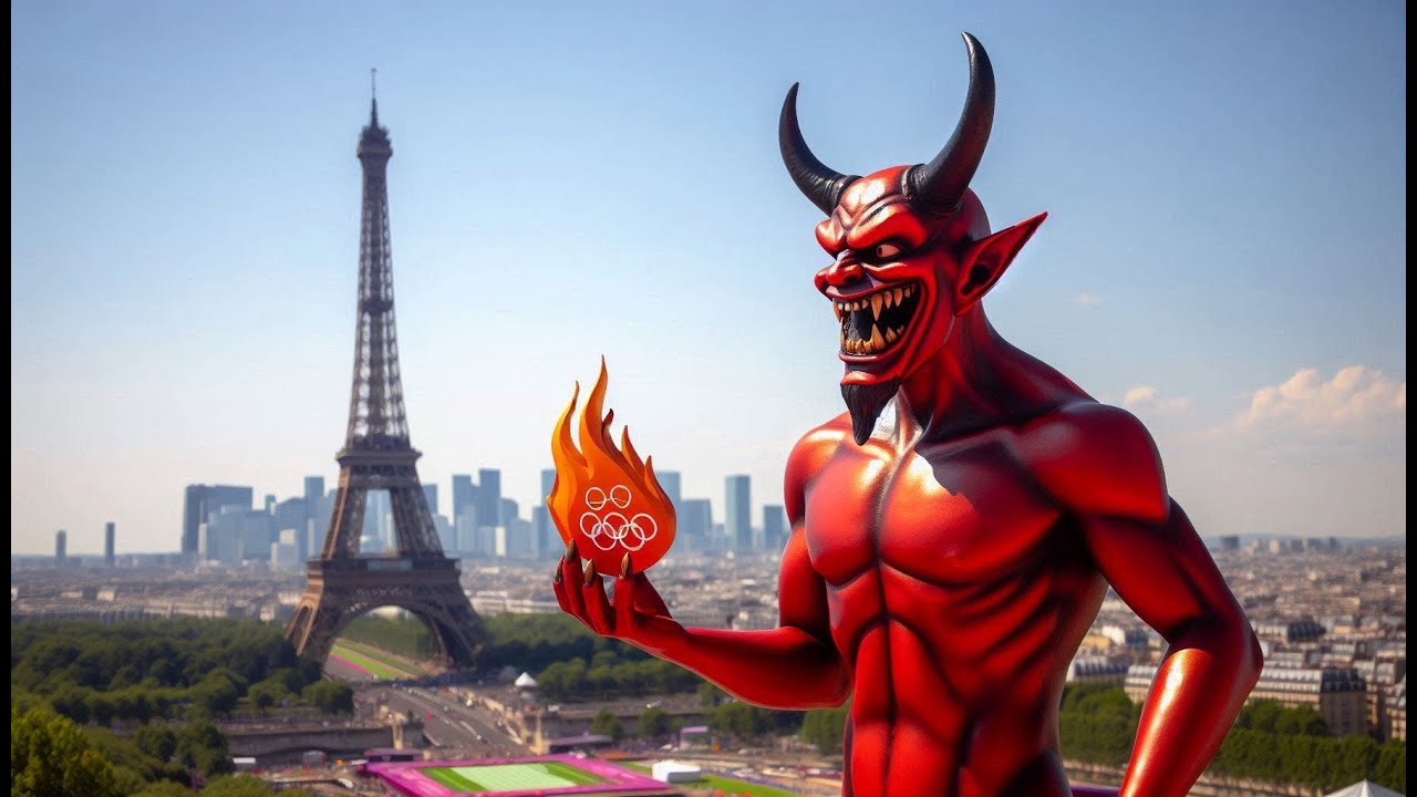 Олимпийские игры 2024 на балу у сатаны - YouTube