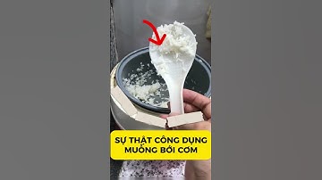 Công dụng của những chấm tròn trên muỗng bới cơm, có thể Bạn chưa biết #meovat  #meohay #review