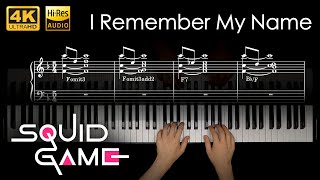 Squid Game / Sheet Music / I Remember My Name 【4K / Hi-Res 】 Resimi