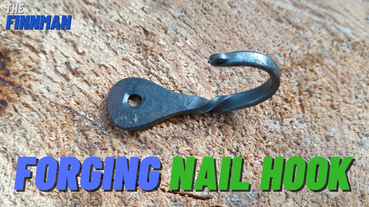 How To Forge: Horseshoe Nail Hook