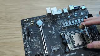 How to install Ryzen 7800X3D on AM5 Socket of MSI A620M-E