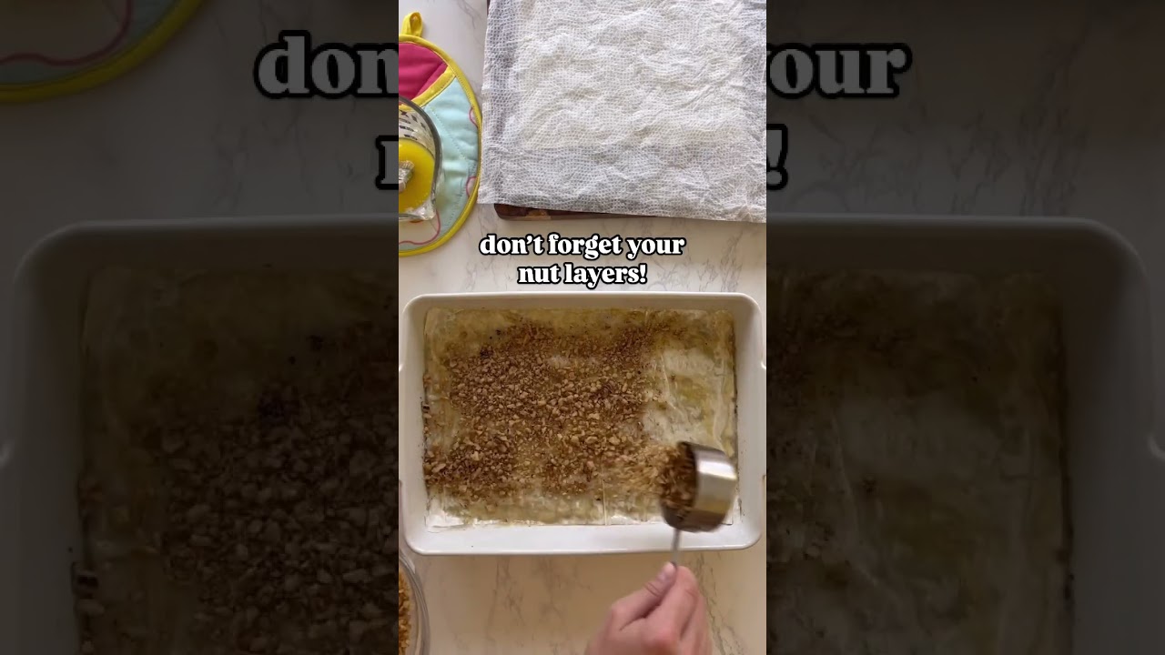 Infused baklava! Full recipe on the channel :) 