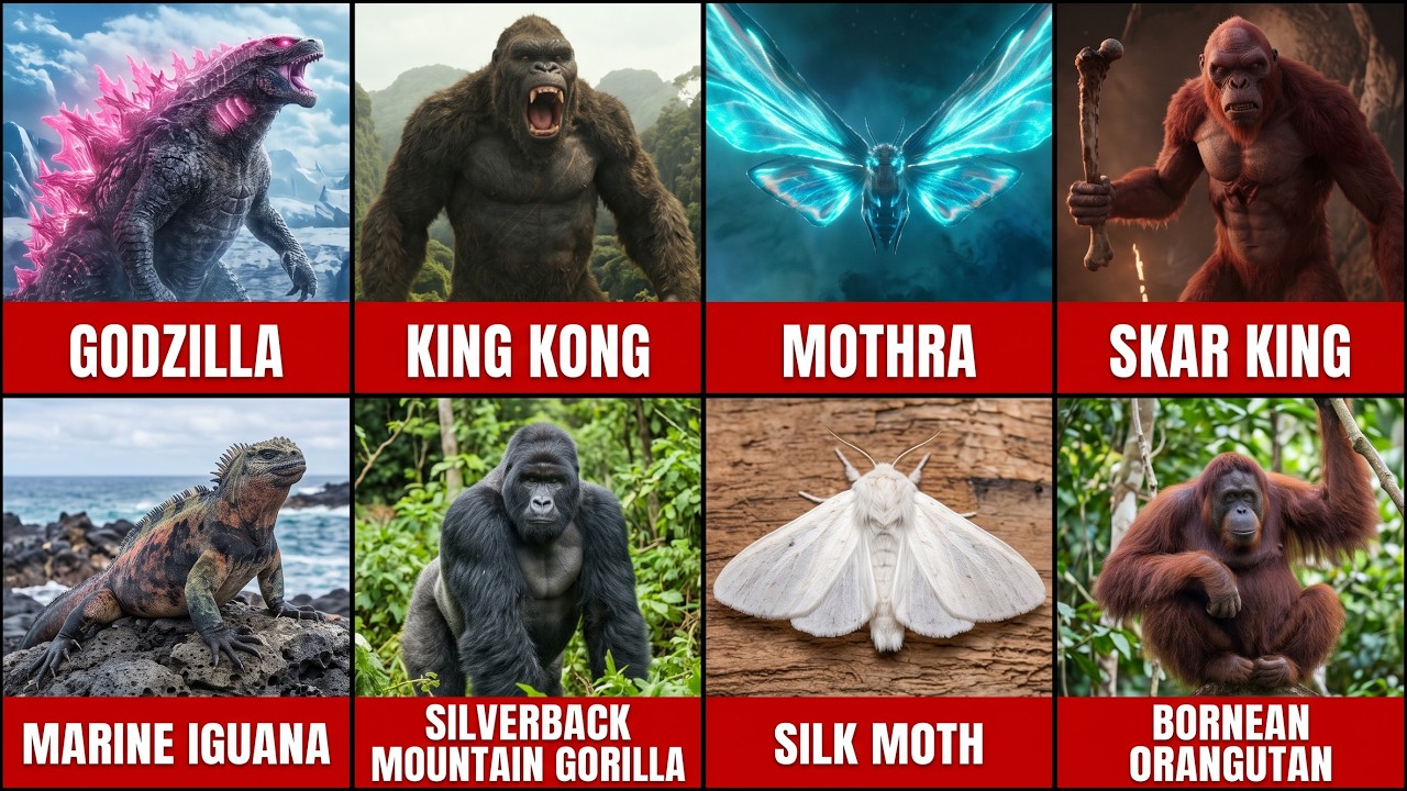 MonsterVerse Titans Vs Their Real Life Counterparts YouTube monsterverse-titans-vs-their-real-life-counterparts-youtube
