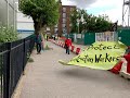 Residents blockade hackney council construction project