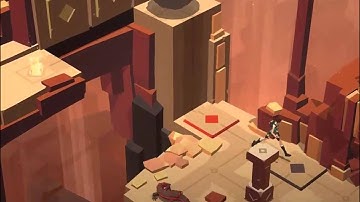 Lara Croft Go | 4-3 - The Cliffs of Fire walkthrough