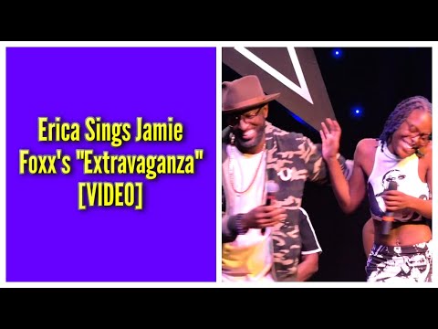Erica Sings Jamie Foxx's "Extravaganza" | Rickey Smiley Karaoke Night