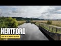 Hertford, Hertfordshire | 4K Walking Tour Hertford | Sunday 20th July 2025