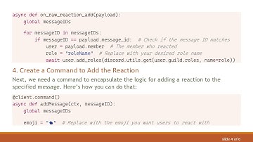 How to Create a Discord.py Reaction Role Code for Your Bot