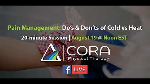 LIVE with CORA: Pain Management: Dos & Donts of Co...