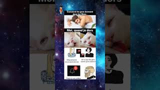 Comment les gens dorment dans les films #memes #humour #viralshort #drole #snapchat