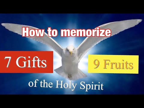 How to memorize 7 gifts of the Holy Spirit and 9 fruits of the Holy Spirit | 성령칠은과 아홉가지 열매 외우기