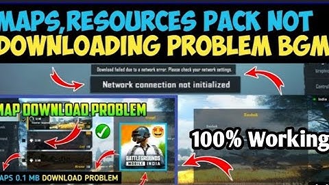 maps, resource pack not downloading problem #bgmi