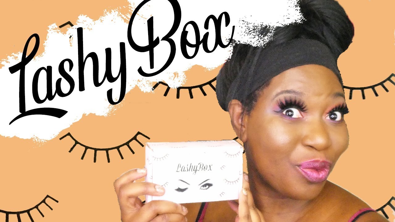 LASHYBOX AUGUST 2019!! THE DRAMA BOX!! Unboxing + TryOn!!