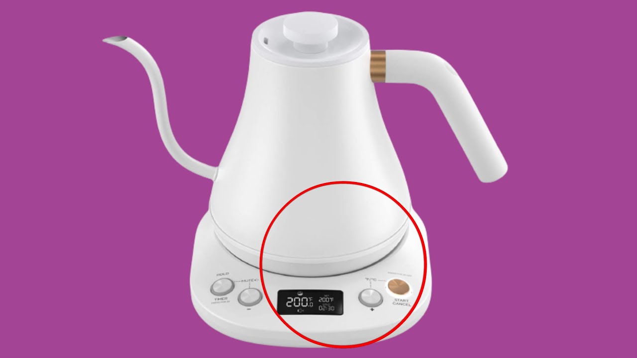 Willsence Electric Gooseneck Coffee Kettle with Temperature Control, 1 –  MAXKARE