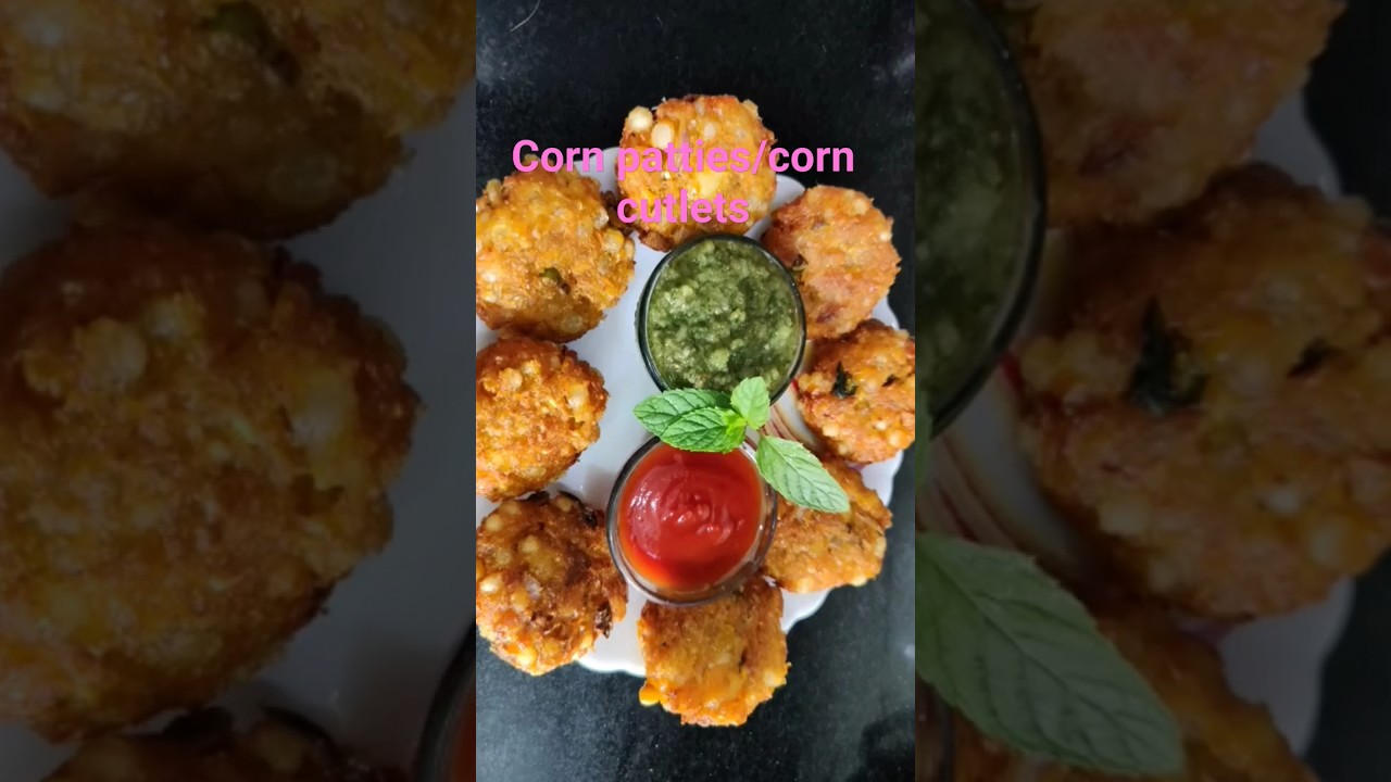 Corn 🌽 Patties /sweet Corn Cutlets/corn tikki