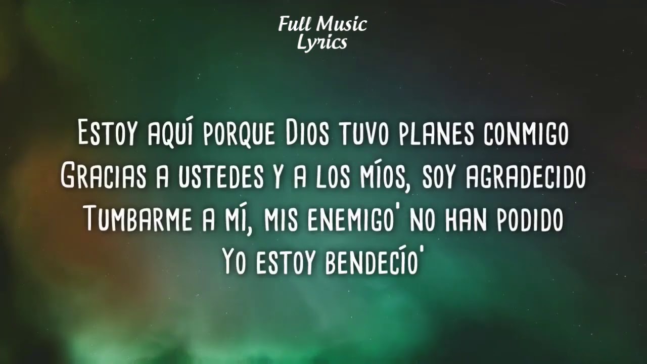 Bendiciones Bad Bunny (letra video oficial) YouTube