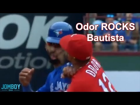 Rougned Odor punches José Bautista in the face, a breakdown