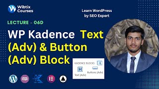 Kadence Text Adv &amp; Button Ad Block | WordPress Tutorial for Beginners - Lec 6e