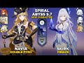 NEW C0R0 Skirk Freeze & C0R0 Navia Double Pyro | Spiral Abyss 5.7 | Genshin Impact 5.7