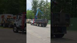 2013 International 7400 with Prentice 2124 Grapple Boom Loader For Sale $27500