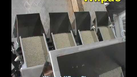 Rice packing video with 4-head linear weigher from Wilpac
