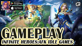 INFINITE HEROES: AFK IDLE GAMES GAMEPLAY - RPG GAME (ANDROID/IOS) screenshot 2