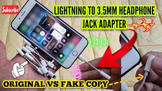 Lightning To 3.5mm Headphone Jack Adapter | Original VS Fake | Review