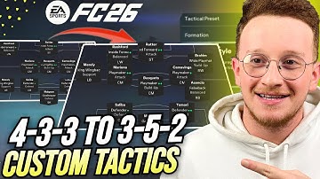 433 TO 352 Tactics! Best 433 Custom Tactics In FC 26!