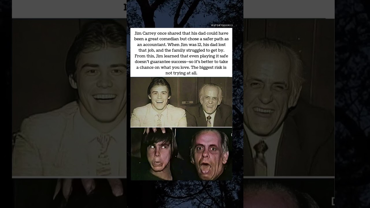 Jim Carrey’s Lesson from His Dad 🎭