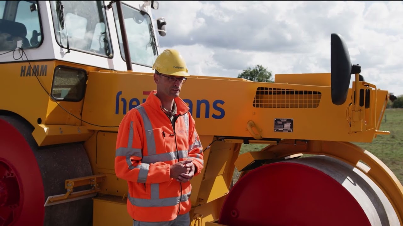 Eerste zelfrijdende wals van Europa gepresenteerd door Heijmans