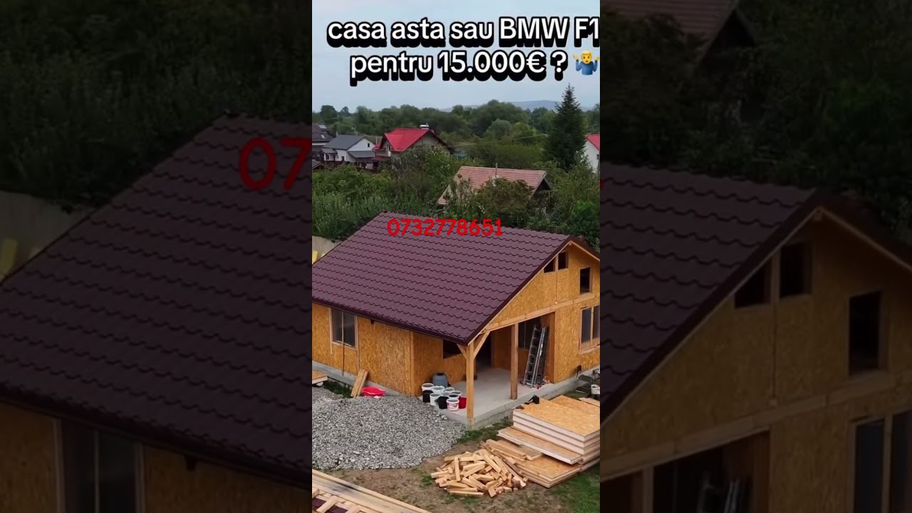 Vând case modulare 0732778651 din lemn