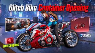 New Glitch Bike Unlocked In Game || Futuristic Bike Container Opening Price 💸 screenshot 2