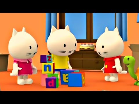 Мультики для малышей - Котёнок Мусти все серии подряд - развивающие мультики для детей