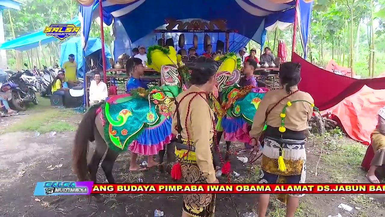 KUDA KEMBAR BINTANG BUDAYA ABA IWAN OBAMA LIVE TEGALSIWALAN HJT NYA.2 SERANGKAI PURWANTO & NURSALAM